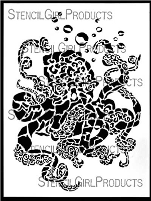 The Mysterious Octopus Stencil by June Pfaff Daley