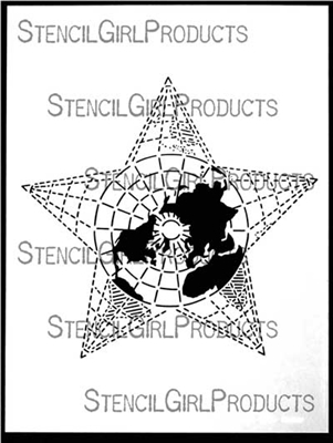 Star Map Stencil by Mary C. Nasser