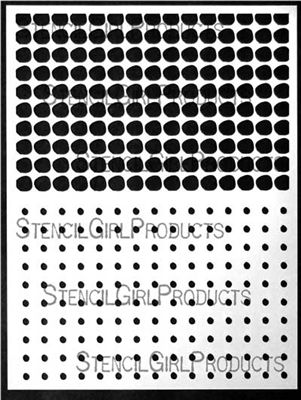 Circles Layer Me Stencil by Carolyn Dube
