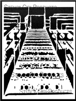 Gaol Stairs Stencil by Tina Walker