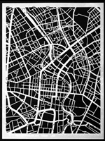 City Map Mask Stencil by Mary C. Nasser