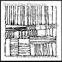 Layers Stencil by Mary Beth Shaw
