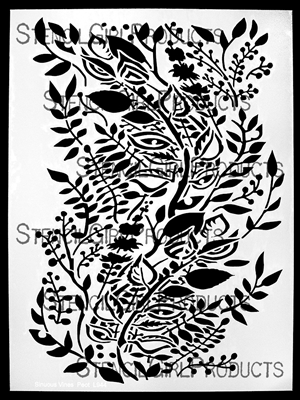 Sinuous Vines Stencil by Margaret Peot