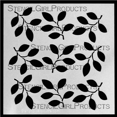 Leaves 6 Stencil was designed by Terri Stegmiller