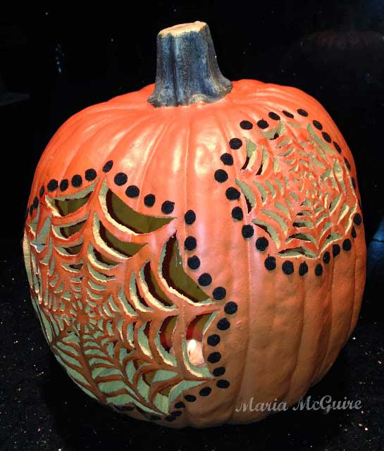 Using a StencilGirl Stencil to Carve a Pumpkin