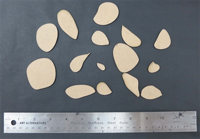 Plumeria Chipboard Cutouts by Jennifer Evans