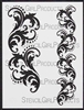 Borders Damask Stencil