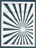 Circle Rays Stencil