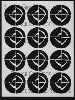 Spinners Stencil by Terri Stegmiller