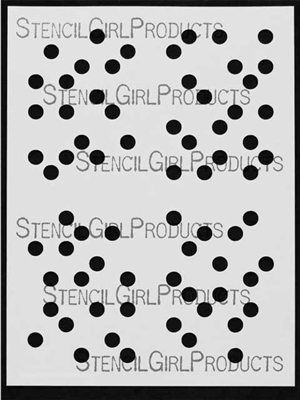 Mini-Dots Stencil by Andrew Borloz