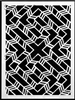 Maze Cross Stencil by Daniella Woolf