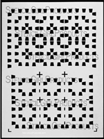 Granny Squares Stencil by Andrew Borloz
