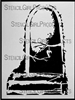 Door to Heart 9 Stencil