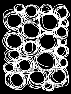 Circles Circles Stencil by Traci Bautista