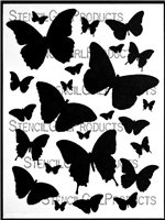 Butterfly Journeys Stencil by Carolyn Dube