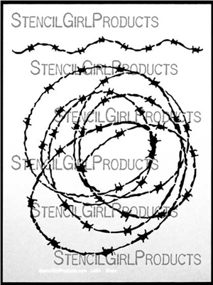 Barb Wire Stencil Mary Beth Shaw