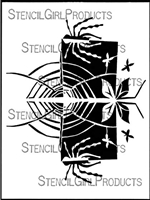 Spider Web Stencil by Jane Dunnewold