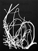 Looped Bare Wisteria Vine Stencil by Trish McKinney