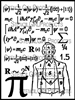 Math Man Stencil by Cat Kerr