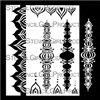 Pointed Scalloped Border Stencil & Masks