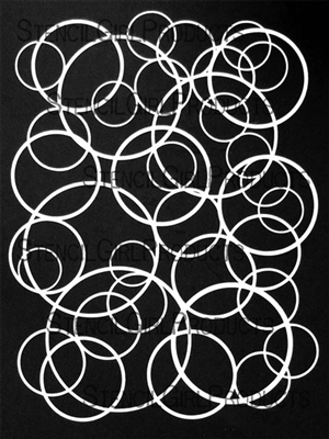Circles Overlapping Stencil by Carolyn Dube
