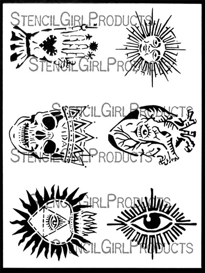 Alchemy Stencil | Laurie Mika | StencilGirl Products