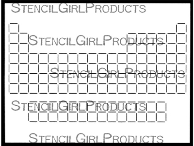 Periodic Table Stencil by Mary Beth Shaw
