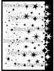 Stars Stencil with Stars Mask Edge by Valerie Sjodin