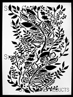 Sinuous Vines Stencil by Margaret Peot