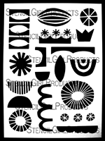 Shape Collection Stencil by Lucie Duclos
