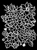 Dahlias Large Stencil by Jennifer Evans
