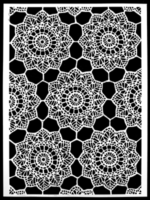Round Doilies Stencil by Birgit Koopsen