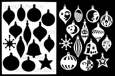 The Ornament Society Stencil by Carolyn Dube