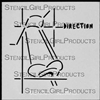 Journal Sense Direction Stencil