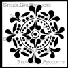 Tiny Medallion Stencil