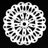 Teardrop Doily Mask