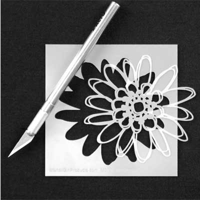 Playful Bloom Stencil by Rae Missigman