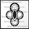 Ornamental Circle Cluster Stencil by Gwen Lafleur