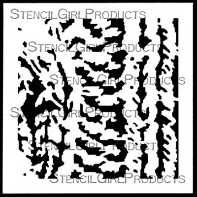 Cable Knit Mini Stencil | Pam Carriker | StencilGirl Products