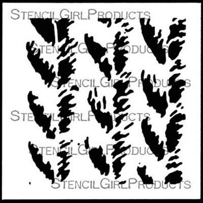 Stockinette Large Pattern Mini Stencil | Pam Carriker | StencilGirl ...
