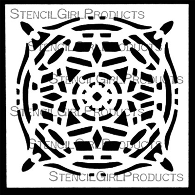 Stencilgirl 9x12 Centered Circle Stencil – A Work of Heart