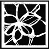 Abstract Rosette Stencil by Jennifer Evans