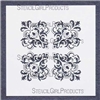Damask 4 Small Stencil by Michelle Ward