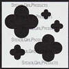 Quatrefoil Set Stencil