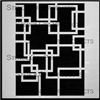 Squared On 6 Stencil