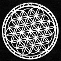 Flower of Life Stencil by Mary Beth Shaw