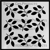 Leaves 6 Stencil was designed by Terri Stegmiller