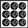 Spinners 6 Stencil