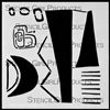 Midcentury Modern Elements #2 Stencil