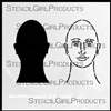 Face Map Front 6 Stencil